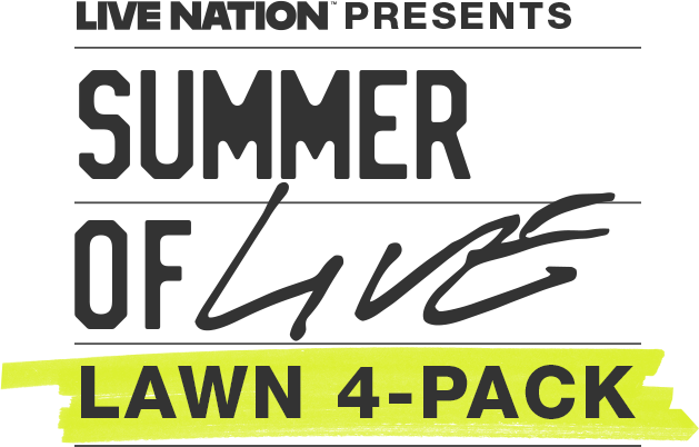 Live Nation presents Summer of Live, Lawn 4-Pack